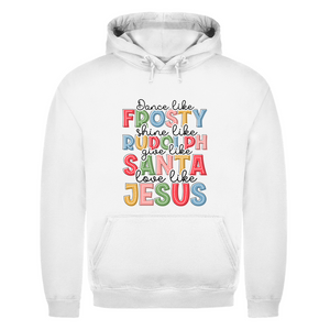 Herren Hoodie give like santa love like jesus