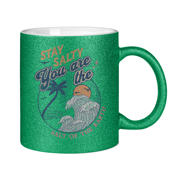 Glitzertasse stay salty