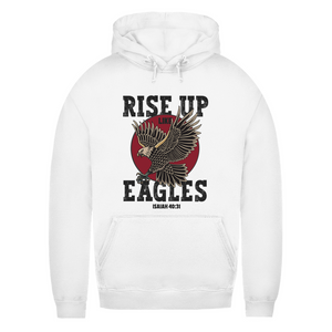 Damen Hoodie rise up like eagles isaiah 40:31