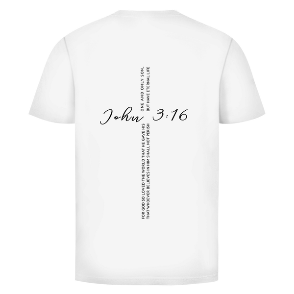 Herren T-Shirt for god so loved the world john 3:16