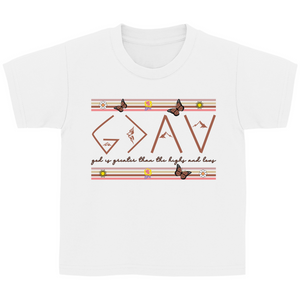 Kinder T-Shirt god is greater