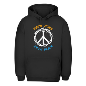 Unisex Oversize Hoodie know jesus know peace