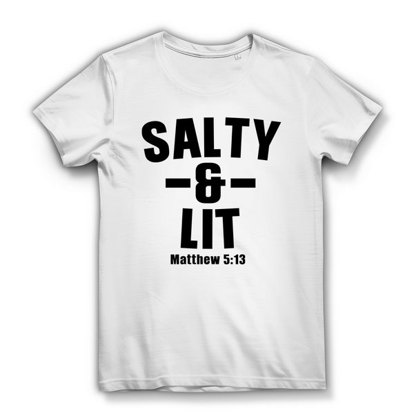 Damen Bio T-Shirt salty and lit matthew 5:13