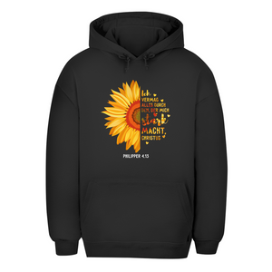 Unisex Oversize Hoodie christus der mich stark macht philipper 4.13