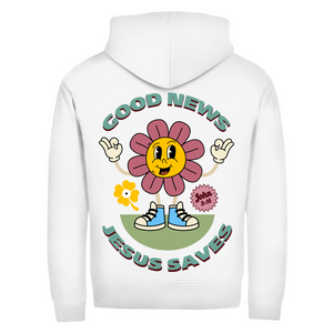 Zipper Hoodie good news jesus saves