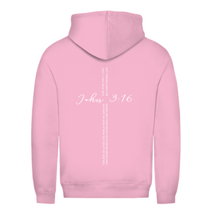 Damen Hoodie for god so loved the world john 3:16