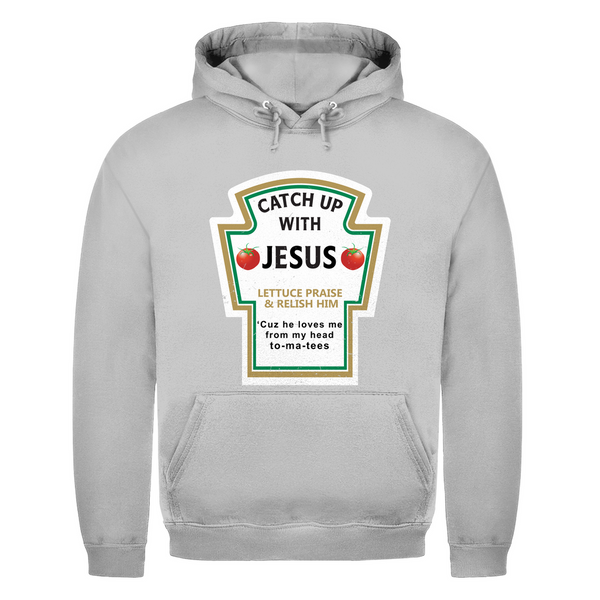 Herren Hoodie catch up with jesus