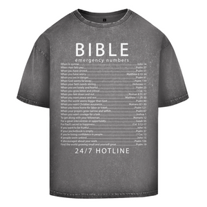 Oversize Washed T-Shirt bible