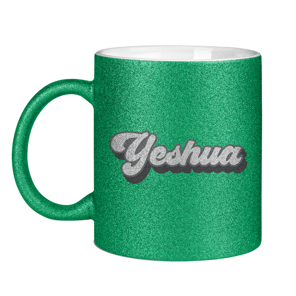 Glitzertasse jeshua