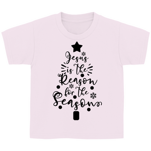 Kinder T-Shirt jesus is the reason tannenbaum
