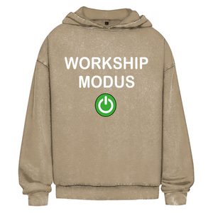 Oversize Washed Hoodie workship modus