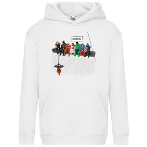 Kinder Hoodie superhelden parodie