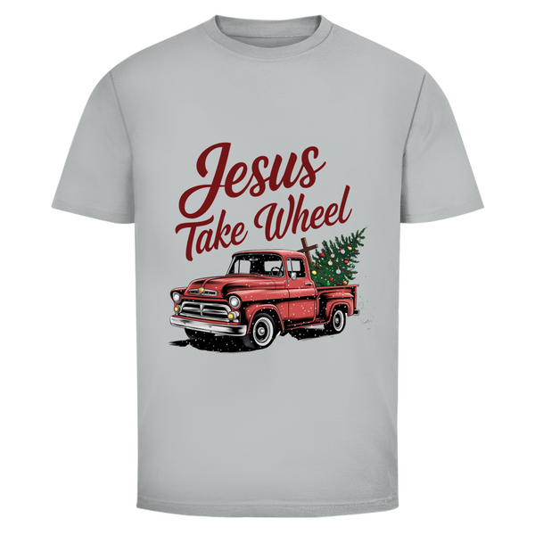 Herren T-Shirt jesus take wheel