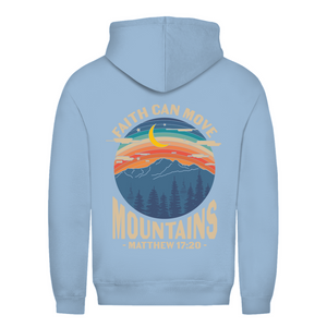 Damen Hoodie faith can move mountains matthew 17:20