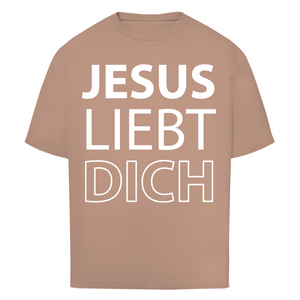 Oversize T-Shirt jesus liebt dich