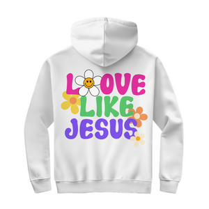 Zipper Hoodie love like jesus