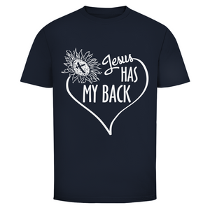 Herren T-Shirt jesus has my back