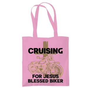 Tragetasche cruising for jesus blessed biker