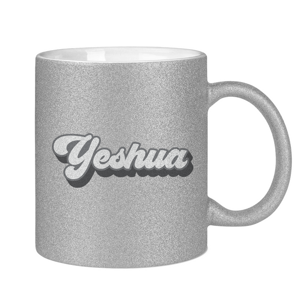 Glitzertasse jeshua