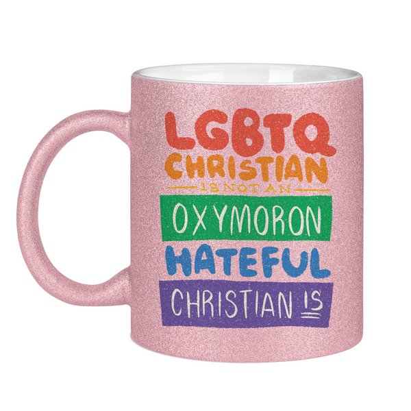 Glitzertasse lgbt christlich