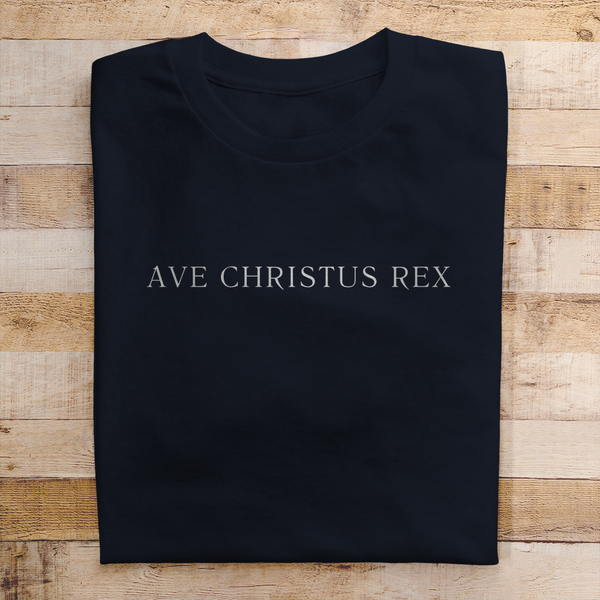 Herren T-Shirt ave christus rex