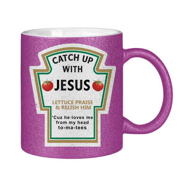 Glitzertasse catch up with jesus