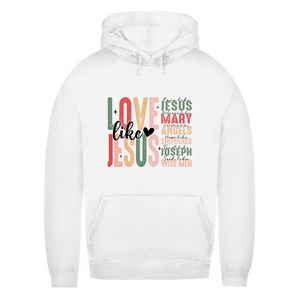 Damen Hoodie love like jesus