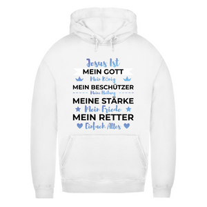 Damen Hoodie jesus ist mein gott