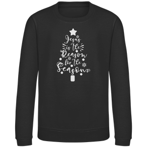 Kinder Sweatshirt jesus is the reason tannenbaum
