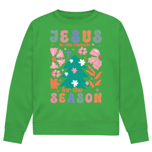 Herren Premium Bio Sweatshirt jesus is reason for the season