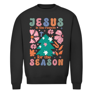 Herren Premium Bio Sweatshirt jesus is reason for the season
