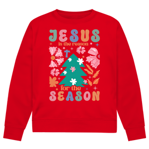 Herren Premium Bio Sweatshirt jesus is reason for the season