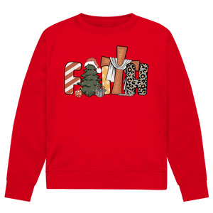 Herren Premium Bio Sweatshirt faith weihnachtsmotiv