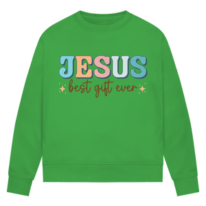 Damen Premium Bio Sweatshirt jesus best gift ever