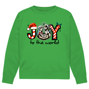 Herren Premium Bio Sweatshirt joy to the world
