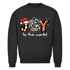 Herren Premium Bio Sweatshirt joy to the world