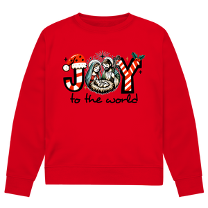 Herren Premium Bio Sweatshirt joy to the world