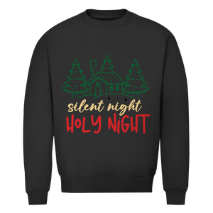 Herren Premium Bio Sweatshirt silent night holy night