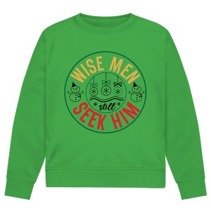 Herren Premium Bio Sweatshirt wise men seek him