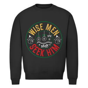 Herren Premium Bio Sweatshirt wise men seek him