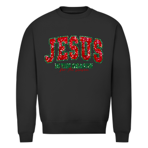 Herren Premium Bio Sweatshirt jesus is the reason for the season