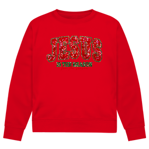 Herren Premium Bio Sweatshirt jesus is the reason for the season