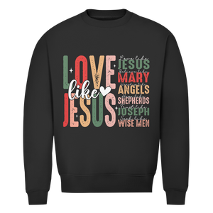 Herren Premium Bio Sweatshirt love like jesus