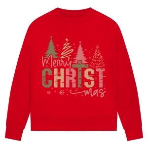 Damen Premium Bio Sweatshirt merry christmas