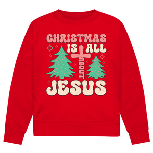 Herren Premium Bio Sweatshirt christmas is all about jesus