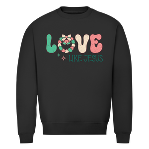 Herren Premium Bio Sweatshirt love like jesus