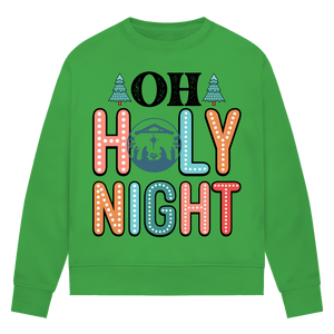 Damen Premium Bio Sweatshirt oh holy night
