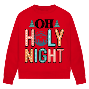 Damen Premium Bio Sweatshirt oh holy night