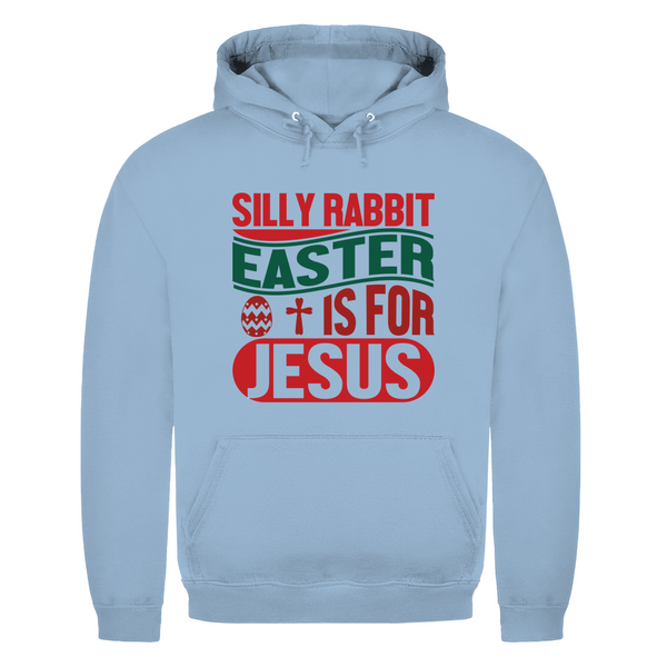 Herren Hoodie silly rabbit easter is for jesus