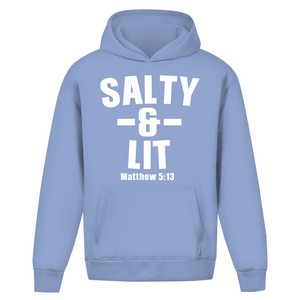 Oversize Hoodie Ohne Kordel salty and lit matthew 5:13